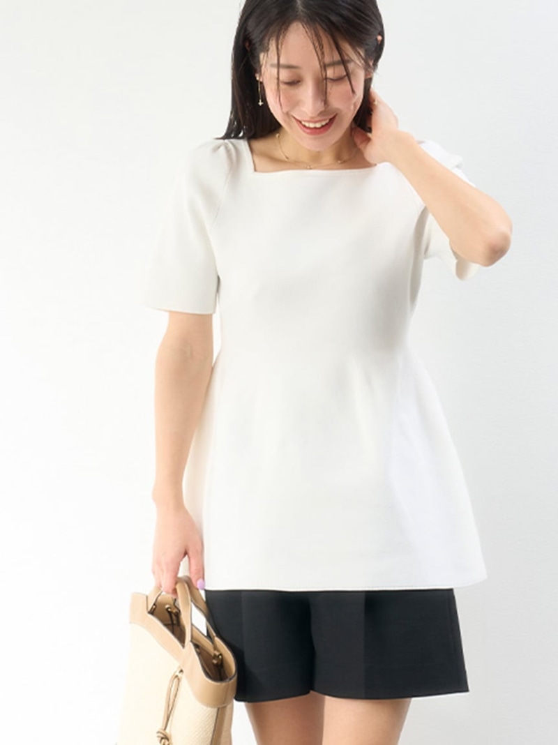 CELFORD セルフォード ハイネックペプラムニットプルオーバー 新品 CELFORD (セール50%OFF) / セルフォード ハイネックペプラム