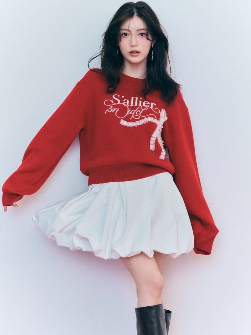 バルーンフレアスカショーパン SNIDEL スナイデル パンツ その他のパンツ ベージュ ホワイト ブラック【送料無料】[ Fashion]