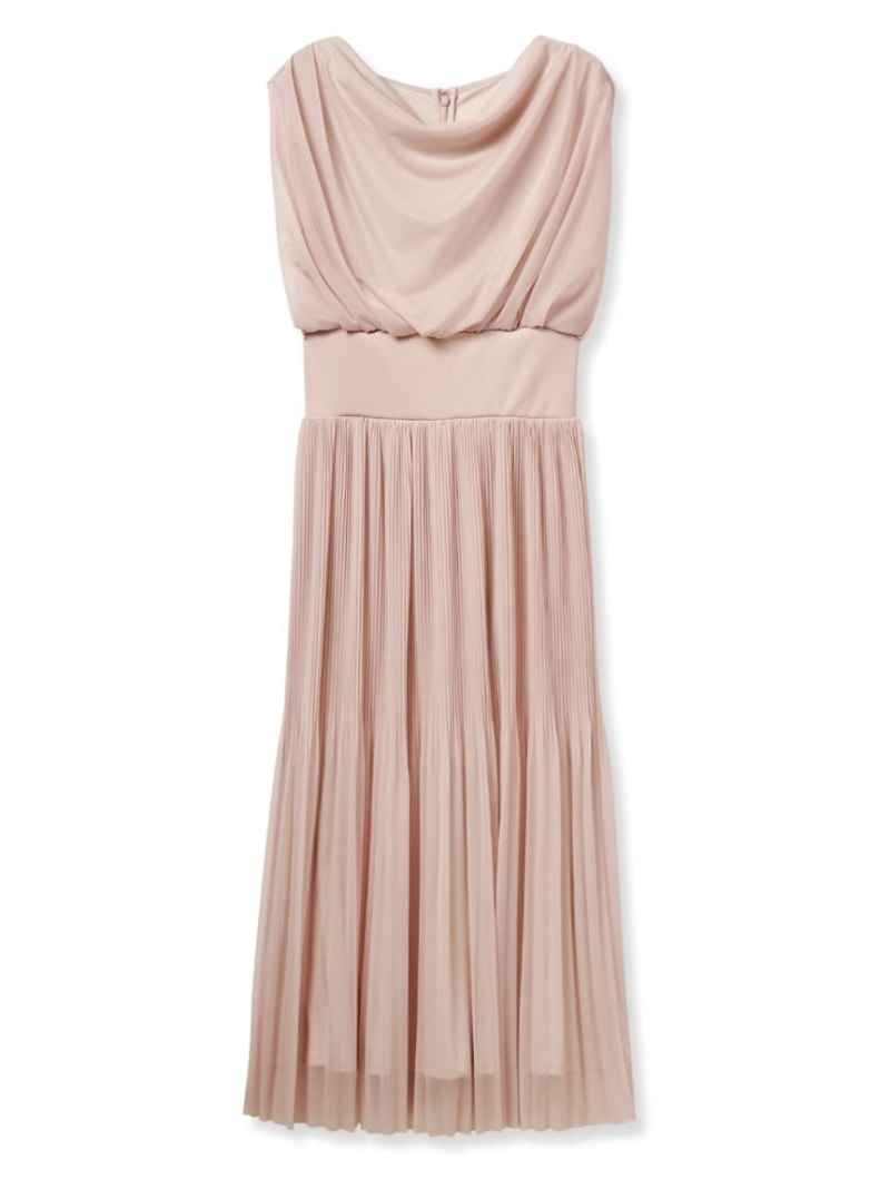 セルフォード　ドレープカットソーワンピース　ピンク　2025SS 楽天市場】カットソータックワンピース CELFORD セルフォード