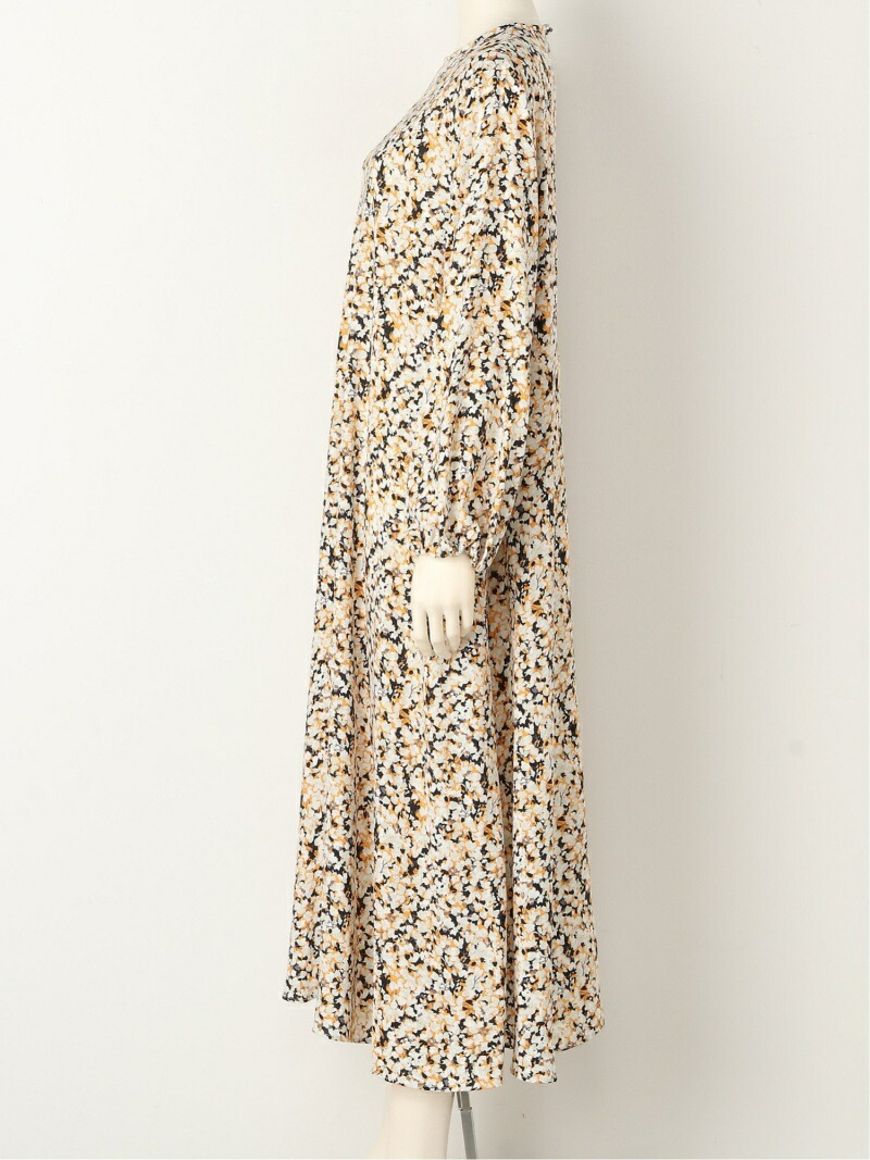 楽天市場 Sale 45 Off Aライン後スリット花柄op Mila Owen ミラオーウェン ワンピース 長袖ワンピース イエロー カーキ ブラック Rba E 送料無料 Rakuten Fashion Usagistore Usagionline公式ストア