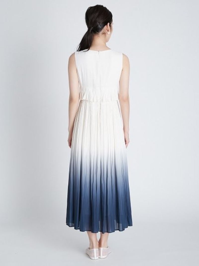 楽天市場 グラデ ションプリーツドレス Celford セルフォード ワンピース ワンピースその他 ホワイト ピンク ネイビー 送料無料 Rakuten Fashion Usagistore Usagionline公式ストア