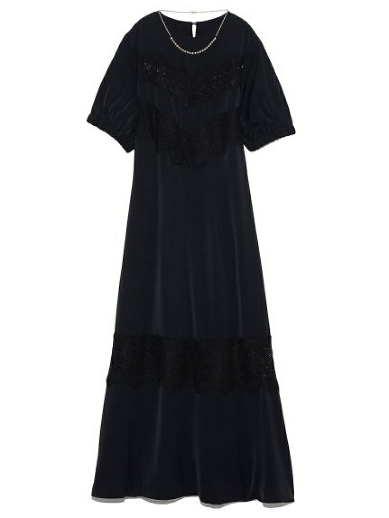 激安単価で L B Candy Stock ビジューチェーン付ワンピース Lily Brown リリーブラウン ワンピース ロングワンピース マキシワンピース ホワイト ブラック Rakuten Fashion Usagistore Usagionline公式ストア Web限定 New Americold Com