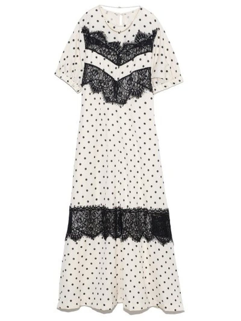 激安単価で L B Candy Stock ビジューチェーン付ワンピース Lily Brown リリーブラウン ワンピース ロングワンピース マキシワンピース ホワイト ブラック Rakuten Fashion Usagistore Usagionline公式ストア Web限定 New Americold Com