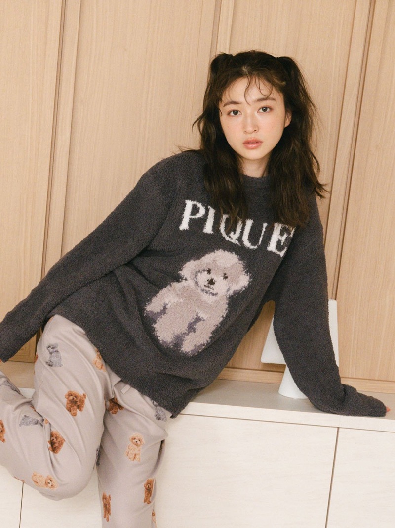 SALE／30%OFF】トイプードルジャガードプルオーバー gelato pique