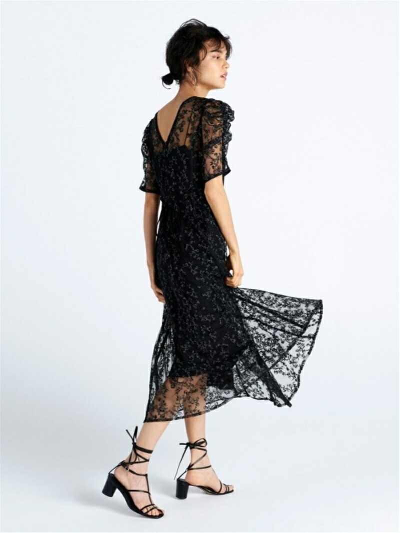 大人気新品 新品 Fray エンブロイダリ ドレス ブラック 未使用 I D ロングワンピース Drlubricants Com