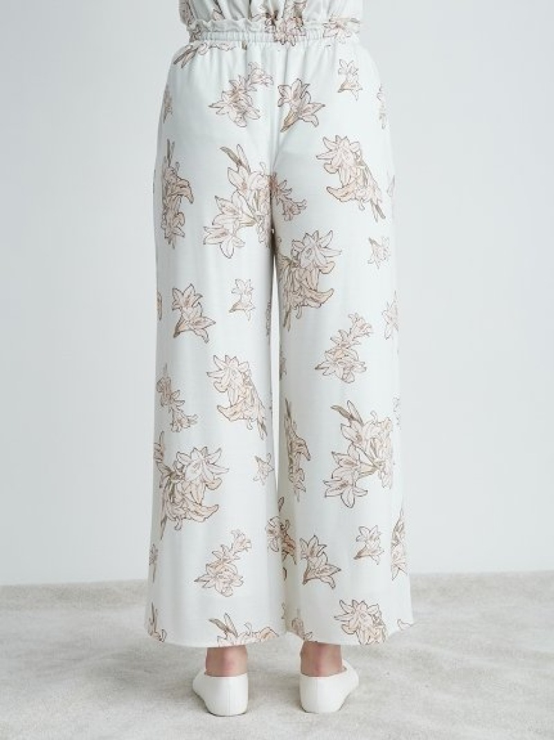 リリーモチーフロングパンツ Gelato インナー ジェラートピケ Pique