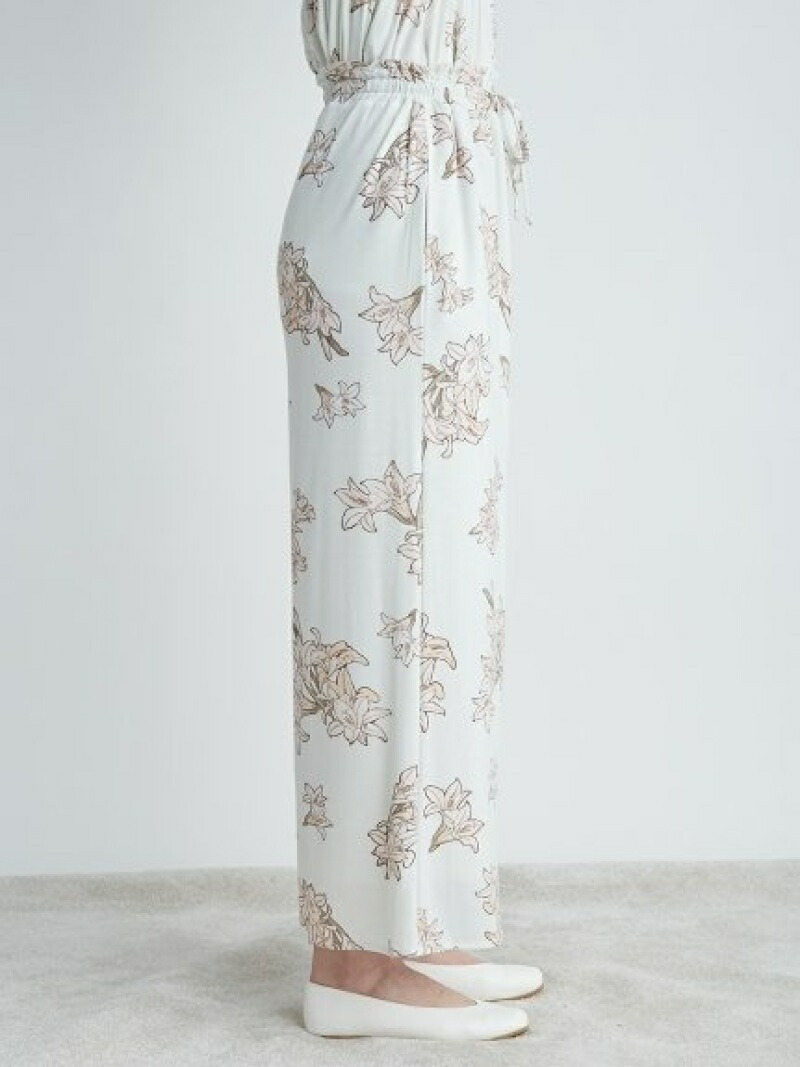 リリーモチーフロングパンツ Gelato インナー ジェラートピケ Pique