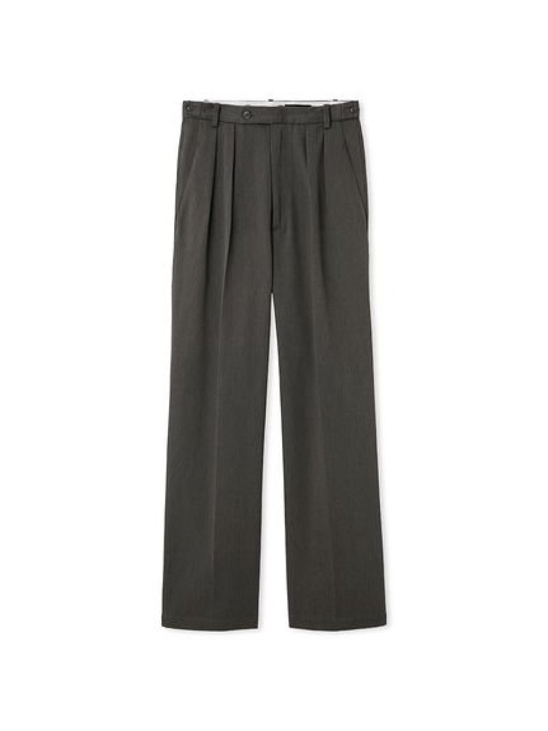 styling/  【Dickies®別注】ツータックワイドパンツ　BEG Dickies スラックス パンツ 「Dickies」別注ツータックワイド