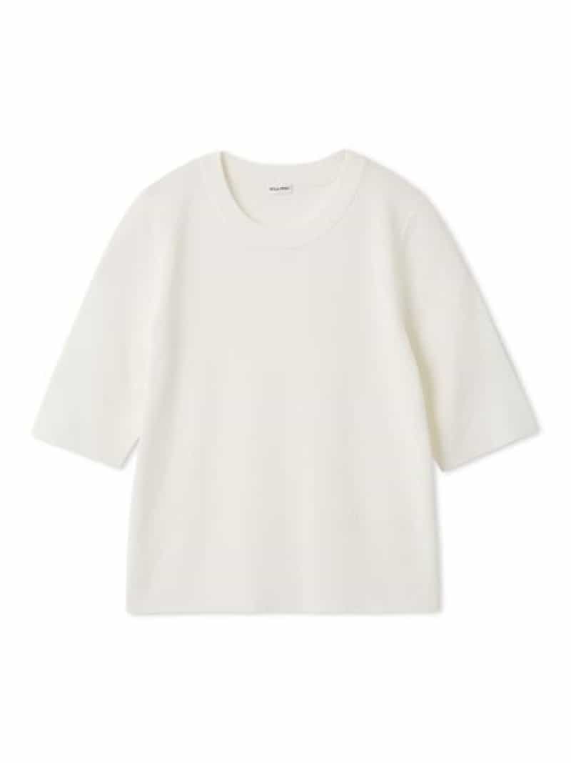 ウォッシャブルニットトップス Mila Owen ミラオーウェン トップス ニット イエロー ホワイト グレー【送料無料】[ Fashion]