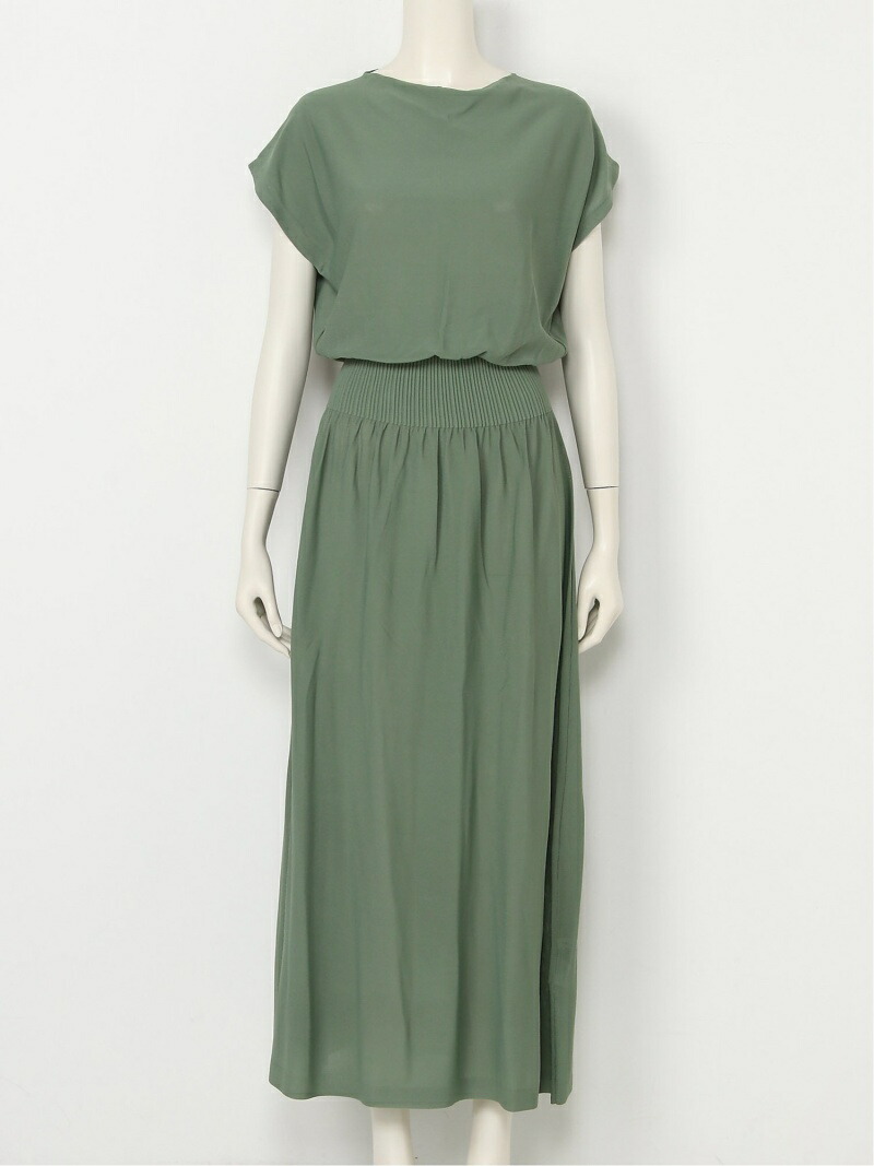 楽天市場 Rakuten Fashion Sale 30 Off ローウエストタックニットop Fray I D フレイ アイディー ワンピース ノースリーブワンピース ブラック ブラウン グリーン Rba E 送料無料 Usagistore Usagionline公式ストア