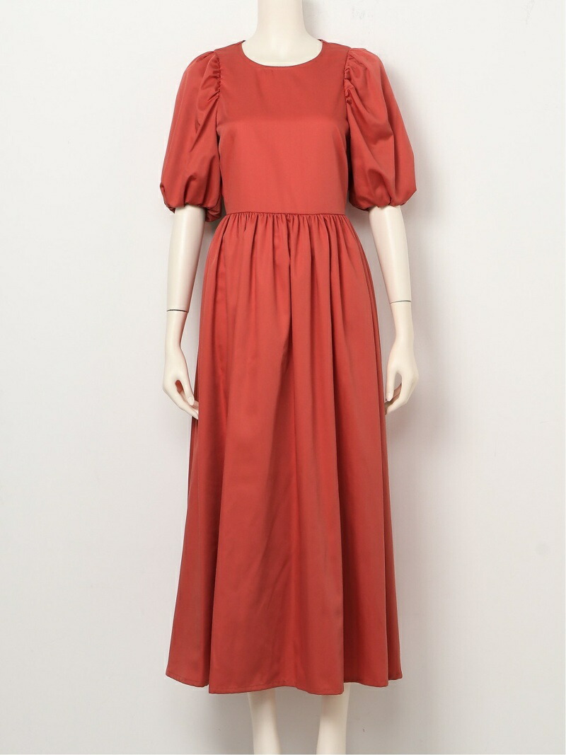 楽天市場 Rakuten Fashion Sale 45 Off ボリュームパフワンピース Lily Brown リリーブラウン ワンピース ワンピースその他 ブラック オレンジ ベージュ Rba E 送料無料 Usagistore Usagionline公式ストア