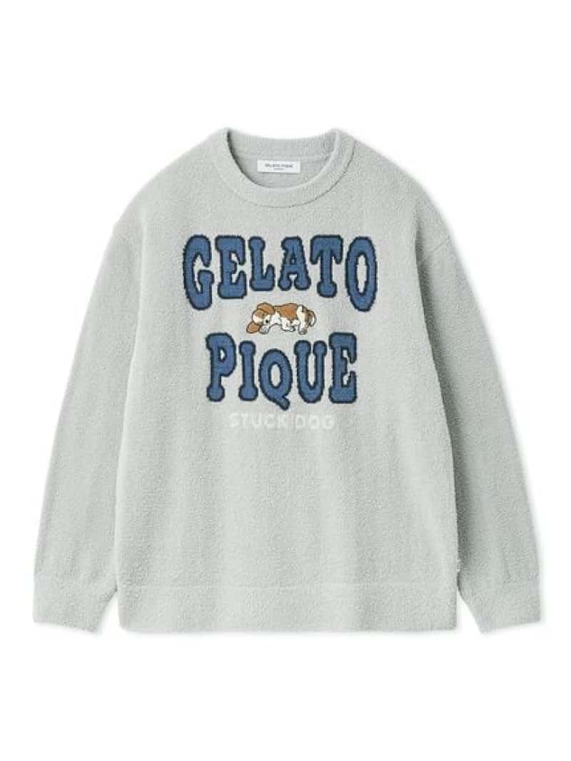 【HOMME】エアリーモコスリーピングドッグプルオーバー gelato pique ジェラートピケ トップス スウェット・トレーナー ネイビー【送料無料】[ Fashion]