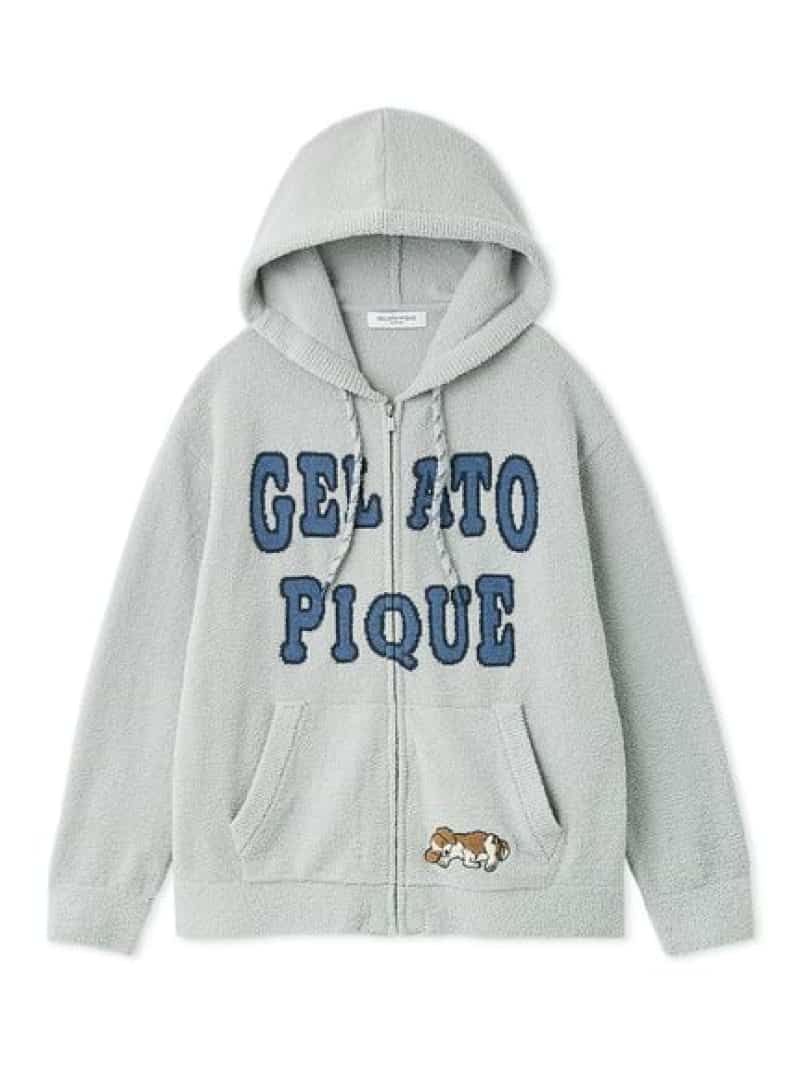 【HOMME】エアリーモコスリーピングドッグパーカ gelato pique ジェラートピケ トップス パーカー・フーディー 米国海軍【貨物輸送無料】[ Fashion]