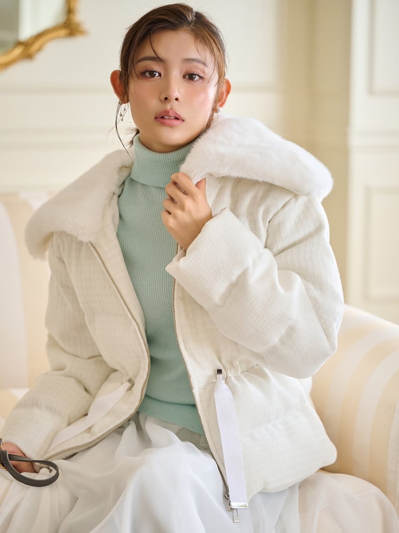 CELFORD セルフォード プリンセス コート ロング ファー フーディ ファーポンチョコート(コート)｜OUTER（アウター）｜CELFORD（セル