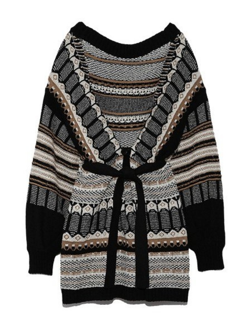 期間限定特価 Rakuten Fashion 2wayジャガードテクニックニットpo Snidel スナイデル ニット 長袖ニット ブラック グリーン ベージュ Usagistore Usagionline公式ストア 偉大な Elcielogirasoria Com