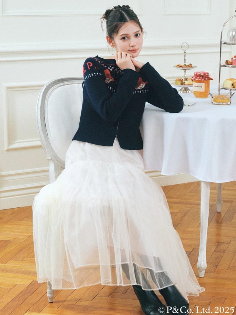 チュールティアードスカート CELFORD セルフォード スカート その他のスカート ブラック【送料無料】[ Fashion]