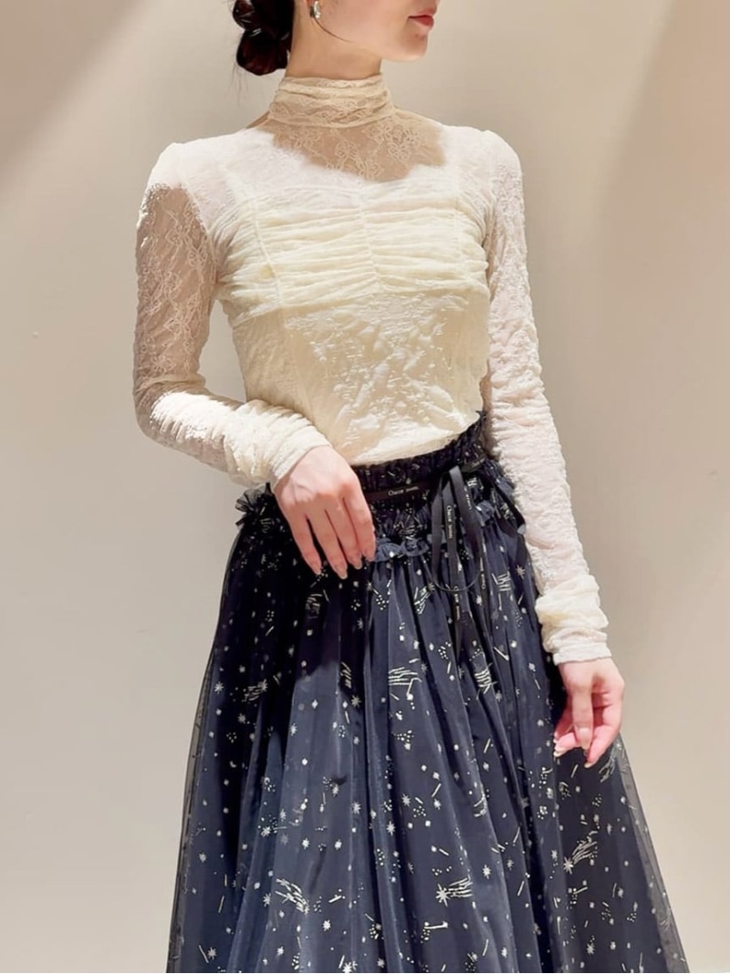 【Chacott】レースシアーTOPS SNIDEL スナイデル トップス シャツ・ブラウス ピンク【送料無料】[ Fashion]