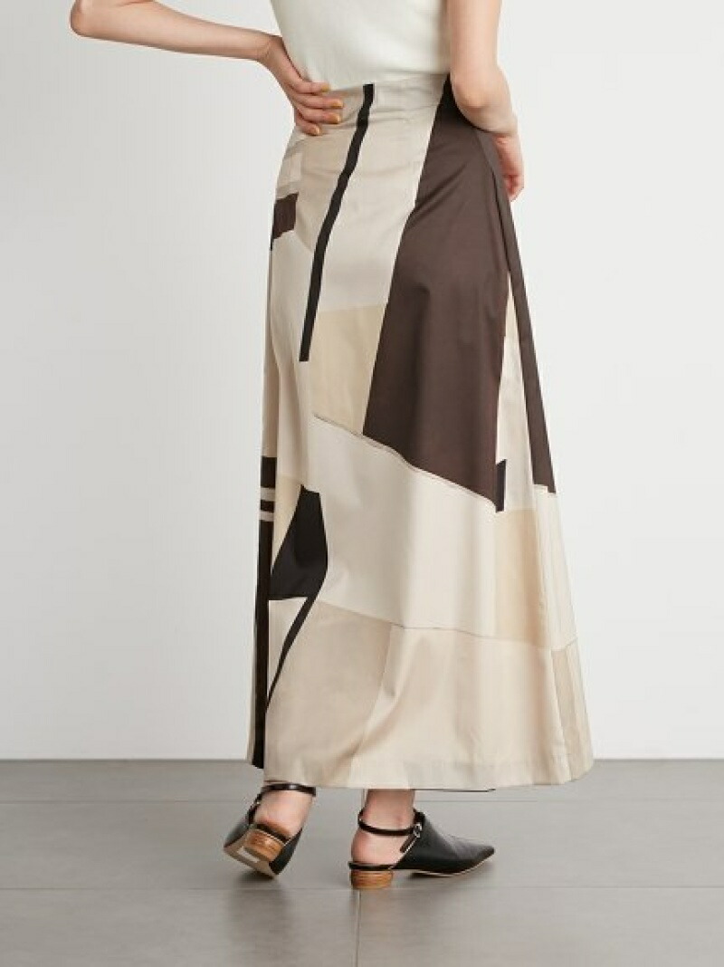 アートペイントスカート Lily Brown リリーブラウン スカート