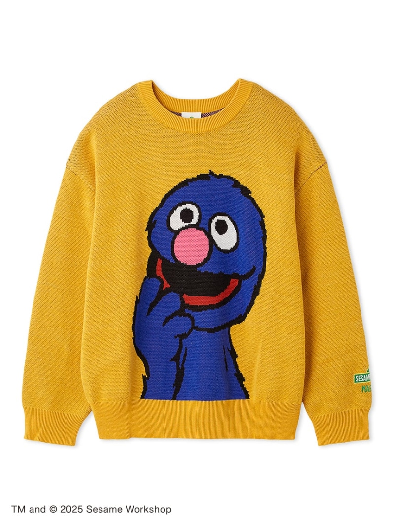 【OUR KIND OF HOLIDAY】ニットプルオーバー SESAME STREET MARKET セサミストリートマーケット トップス その他のトップス ピンク イエロー レッド【送料無料】[ Fashion] 8,193円