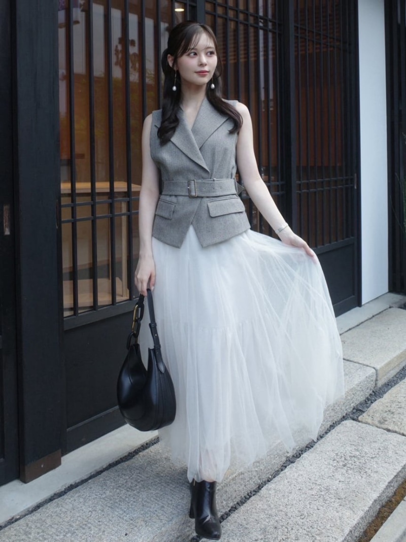 楽天市場】【WEB限定カラー】ラッフルフリルレイヤーニット FRAY I.D