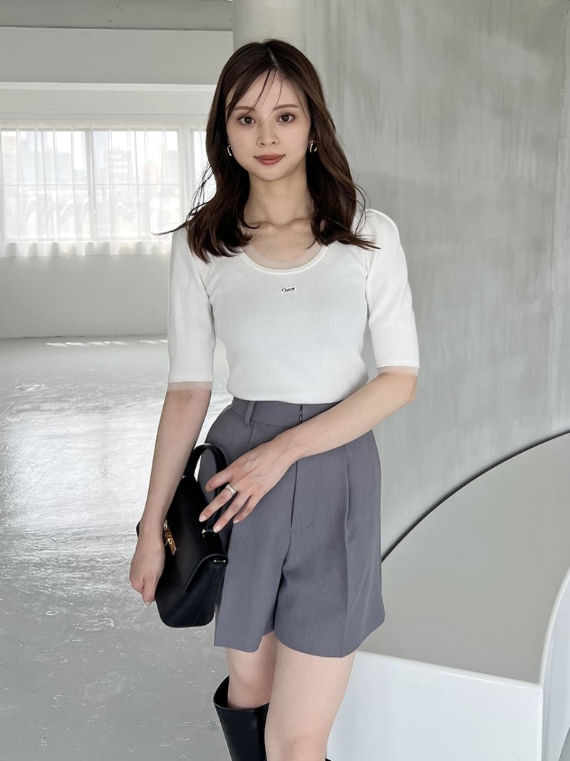 楽天市場】【Chacott】シアーリブニット SNIDEL スナイデル トップス