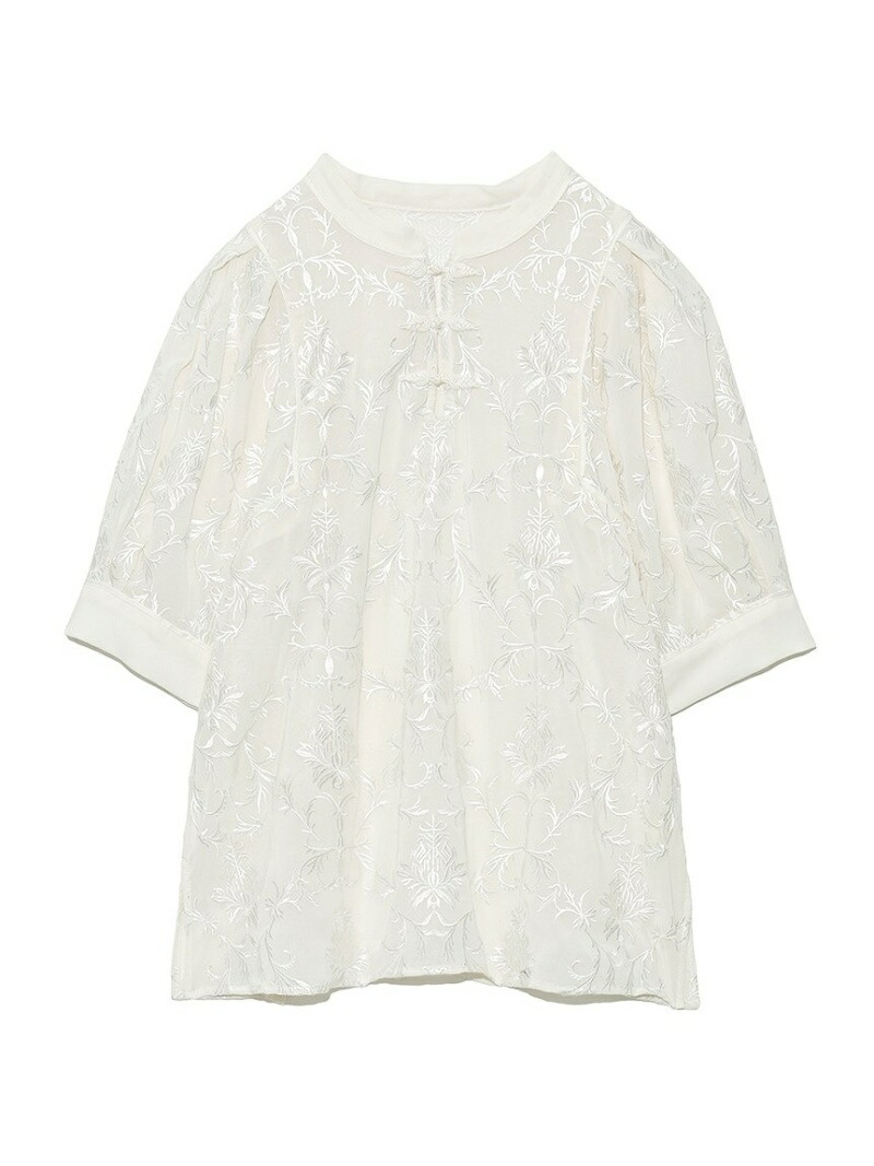 楽天市場 Sale 50 Off ジャガードチャイナブラウス Lily Brown リリーブラウン シャツ ブラウス シャツ ブラウスその他 ホワイト ピンク ネイビー Rba E 送料無料 Rakuten Fashion Usagistore Usagionline公式ストア