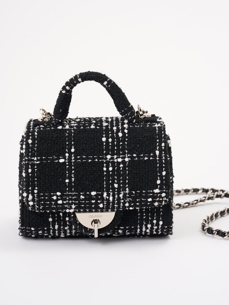 【美品】CELFORD セルフォード　ミニバック　フリル　ブラック　2way 楽天市場】【即日出荷】【待望追加】(限定価格10%OFF&500円OFF