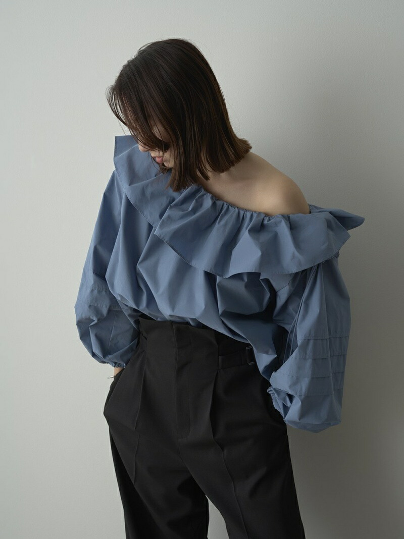 SALE／50%OFF】ラッフルドロストブラウス FRAY I.D フレイ