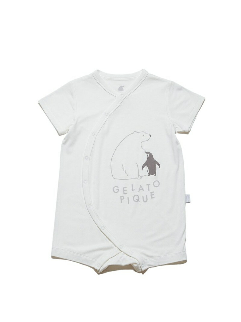 Baby Cool Fair シロクマ Baby ロンパース Gelato Pique ジェラートピケ ワンピース キッズワンピース ホワイト 先行予約 送料無料 Rakuten Fashion septicin Com