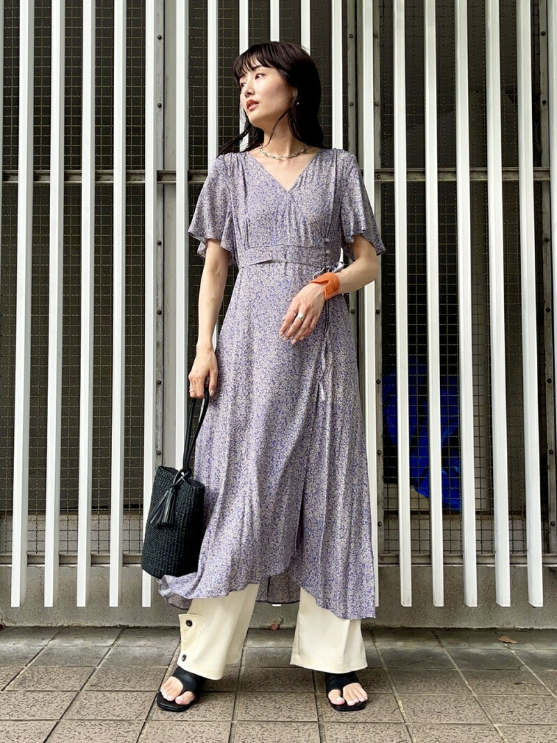 大流行中 プリントカシュクールワンピース Fray I D フレイ アイディー ワンピース ロングワンピース マキシワンピース ブラック グリーン パープル 先行予約 Rakuten Fashion 大注目 Crystalgalleryva Com