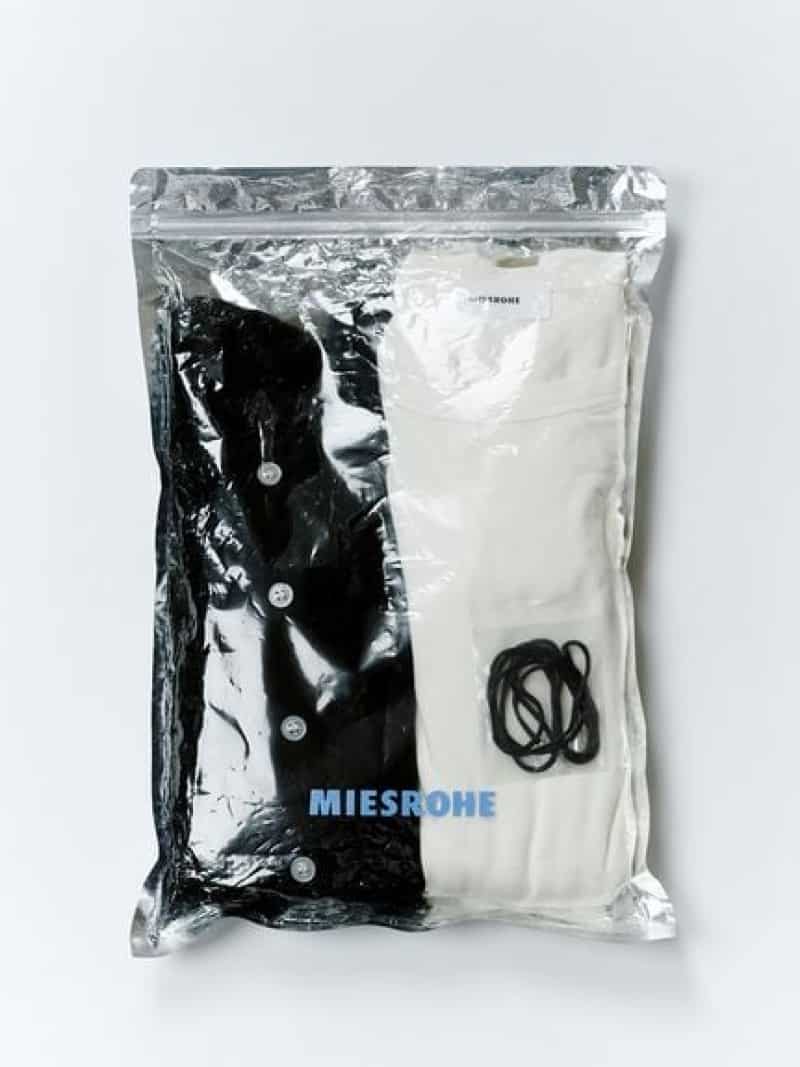 【MIESROHE COORDINATE PACK 】ジレー×ロング衣袂ティーシャツ×チョー鉄道車両 3点書き割り MIESROHE ミースロエ トップス カットソー・ティーシャツ 黄色 黒いこと【貨物輸送無料】[ Fashion]