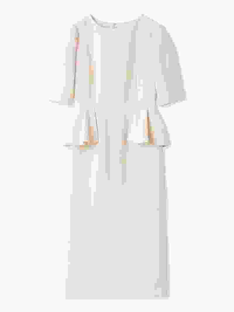 【楽天市場】【限定】ドレスラボペプラムタイトワンピース CELFORD セルフォード ワンピース・ドレス ドレス ベージュ ブラック【送料無料】[Rakuten Fashion