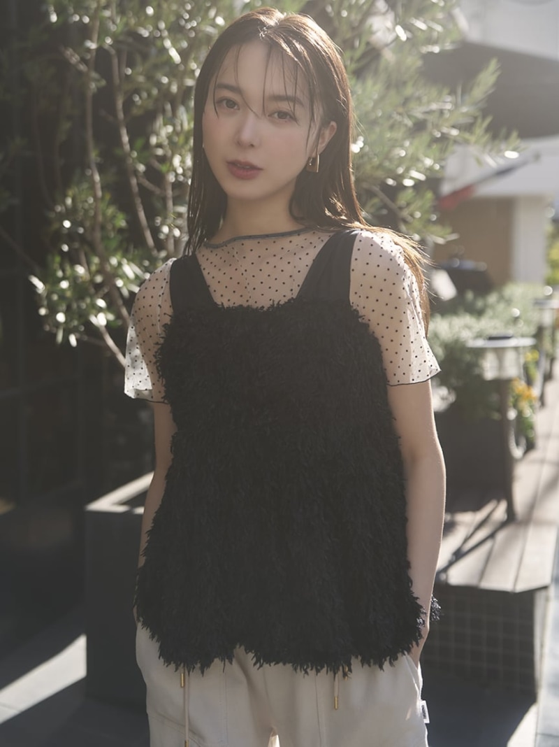 SALE／50%OFF】【WEB限定】フェザーライクリボンビスチェ SNIDEL