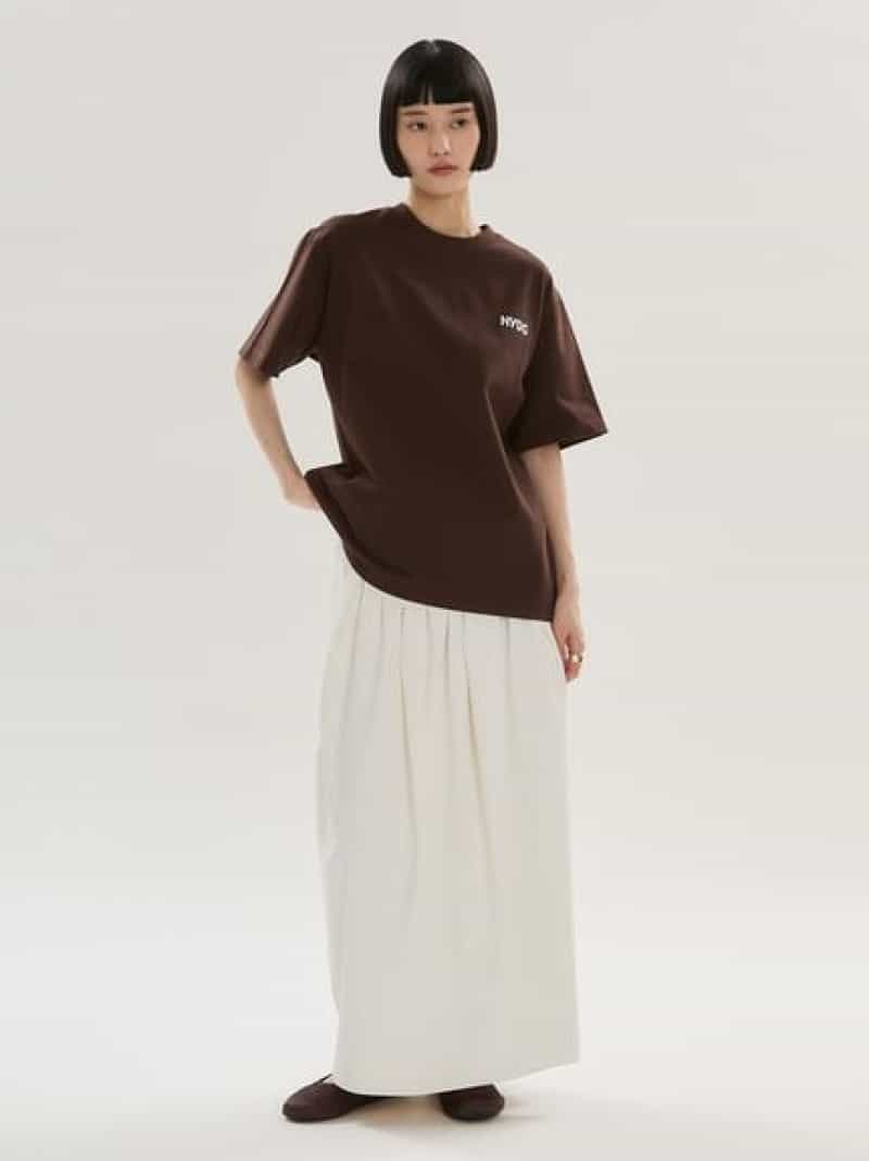 【SALE／50%OFF】ギャザーコクーンスカート/撥水/接触冷感 emmi エミ スカート ロング・マキシスカート ホワイト ブラック【RBA_E】【送料無料】[ Fashion]｜USAGISTORE USAGIONLINE公式ストア