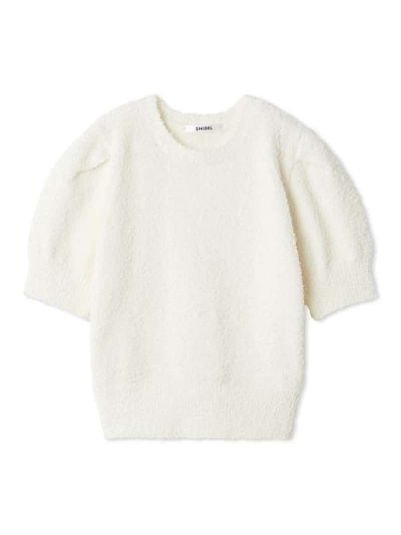 ファンシーヤーンニットプルオーバー SNIDEL スナイデル トップス ニット【先行予約】*【送料無料】[ Fashion]