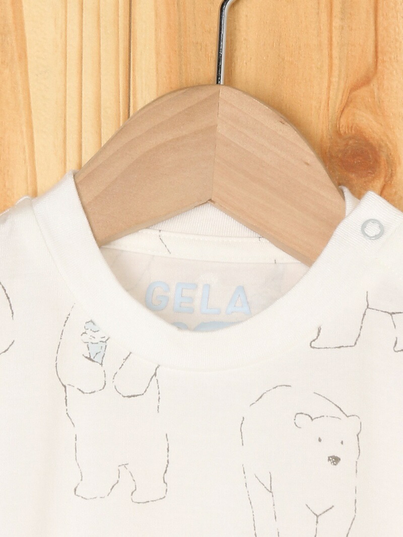 楽天市場 Rakuten Fashion Sale 30 Off しろくま柄冷感babytシャツ Gelato Pique ジェラートピケ カットソー キッズカットソー ホワイト Rba E Usagistore Usagionline公式ストア