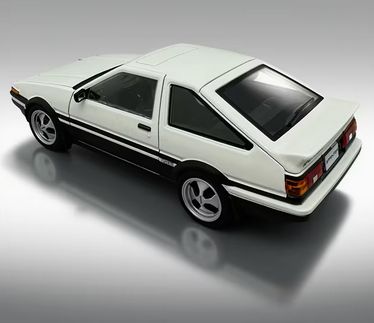 1/24規摸 トヨタ スプリンター トレノ AE86 ダイキャストアロイ 細密画青写真 遊び道具 差し上げ物