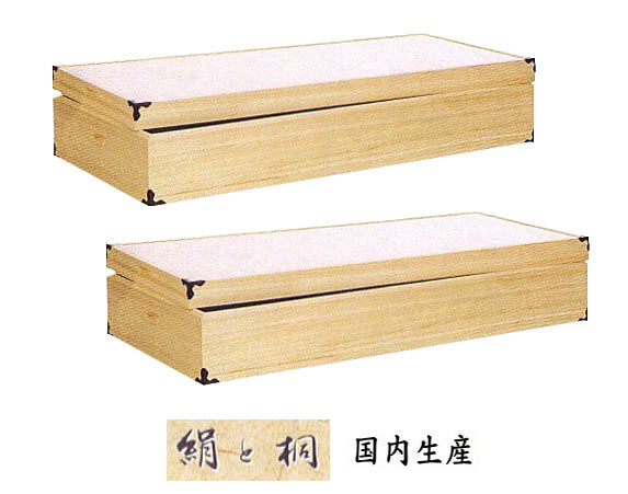 2個セット 国内生産　桐１段式衣装箱　＜高さ180＞　桐タンス ki-606w 着物用衣装ケース【代引き不可】＜送料無料（一部地域除く）＞