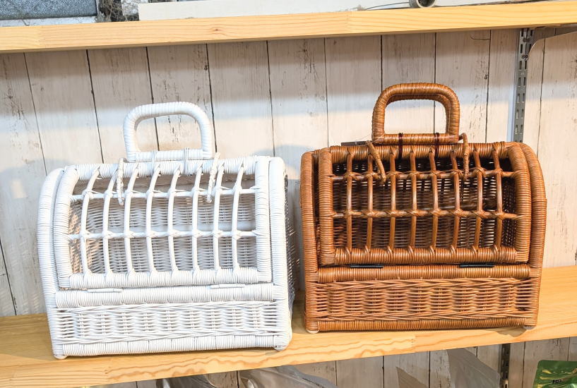 ラタンキャリー　ナチュラル 9,075円