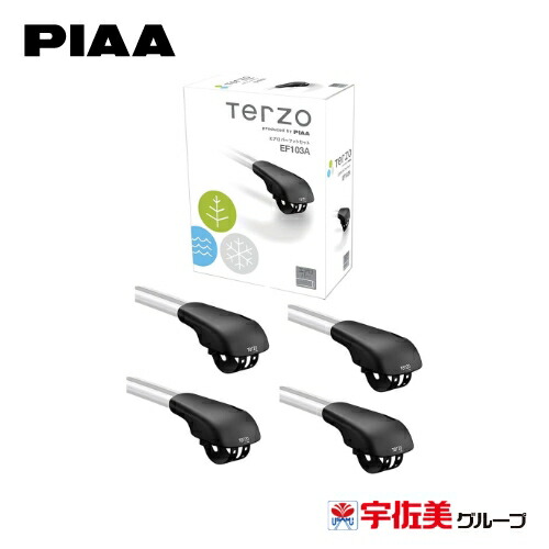 PIAA Terzo エアロバーフットセット ブラック 4個入 EF