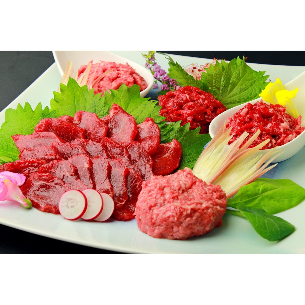 いくつ買っても送料1,250円！】小田桐産業 馬刺し 赤身1個 約