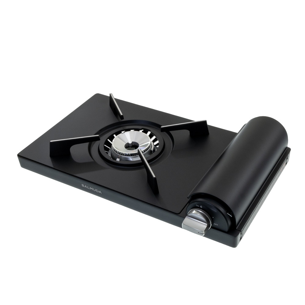 BALMUDA　Table Stove　ブラック　KGS01JP-BK ガスコンロ こんろ お手入れ簡単 安全 黒 ブラック
