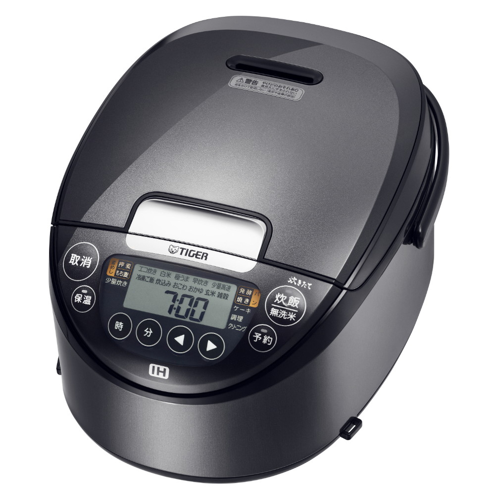 ★美品★タイガー 炊きたて JPF-55BK IH炊飯ジャー 3合炊き 21年製 Amazon | タイガー：IHジャー炊飯器〈炊きたて〉（3合炊