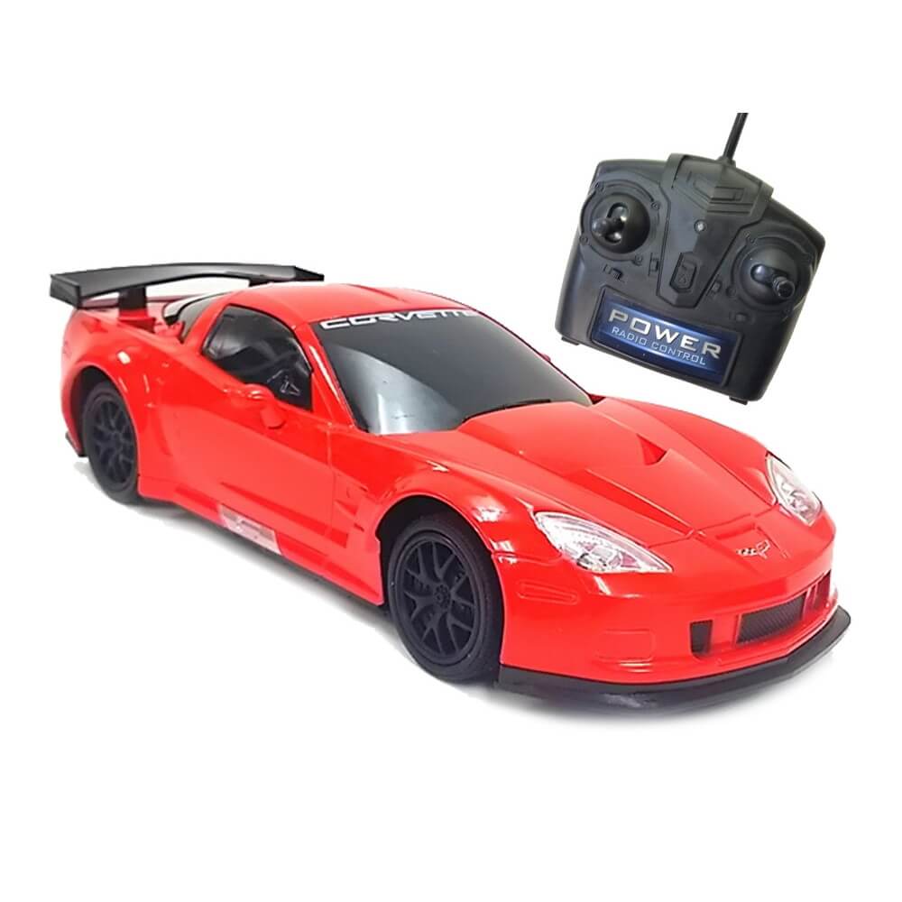 楽天市場 送料無料 アメリカを代表する車がrcラジコンになって登場 トップエース Rc シボレーコルベット C6 R 1 24 うさマート 楽天市場店