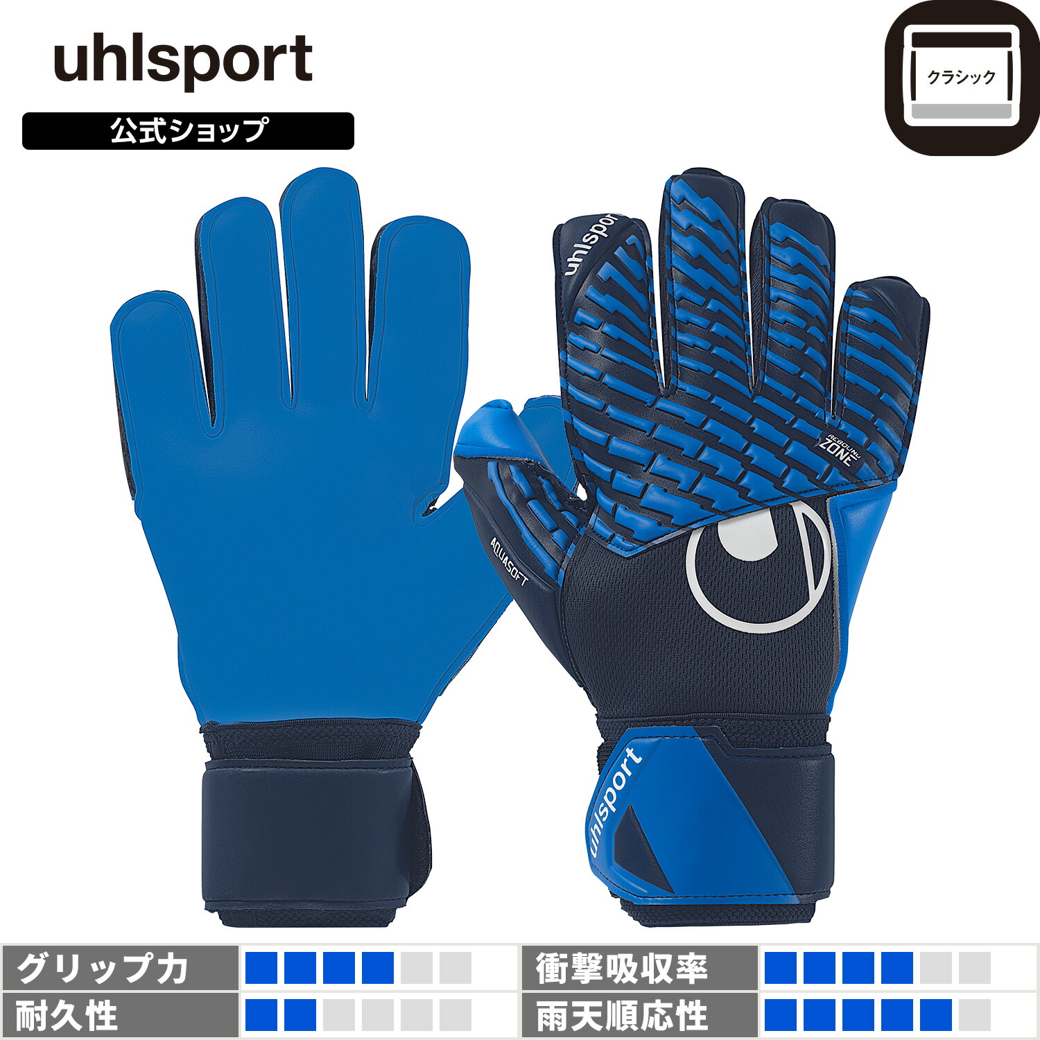 【楽天市場】【公式】 uhlsport ( ウールシュポルト ) | 【NEW】ウールシュポルト アクアソフト | 7 ~ 10号 ネイビーx