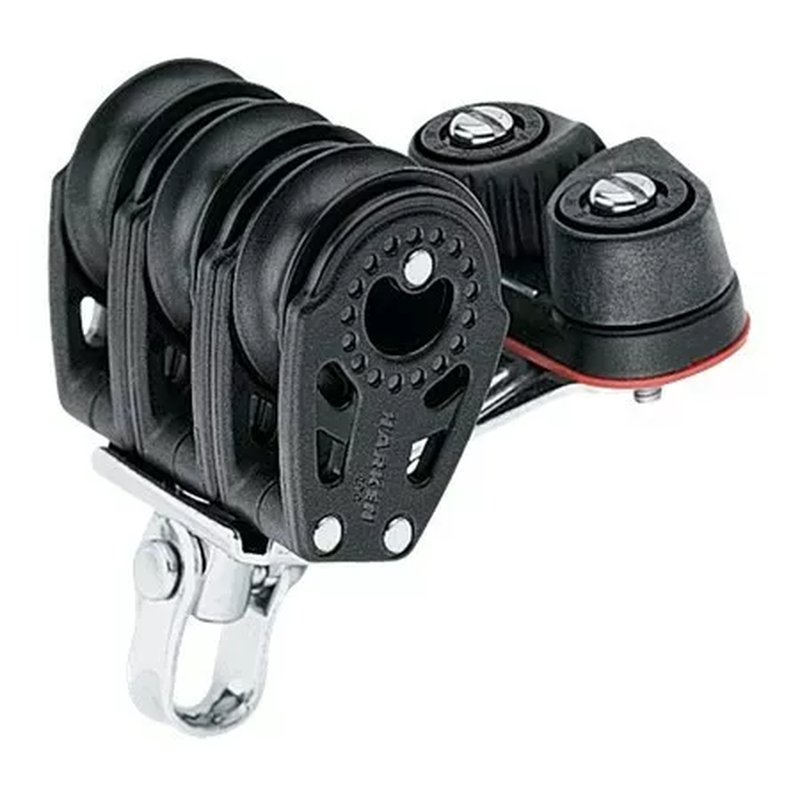 29mm Triple Carbo Block w/Cam Cleat 29mm トリプルカーボブロック カムクリート付 346 ボート ディンギー クルーザー 小型船舶 ハーケン HARKEN 代引不可｜プラスワイズ ホームセンター店 22,241円