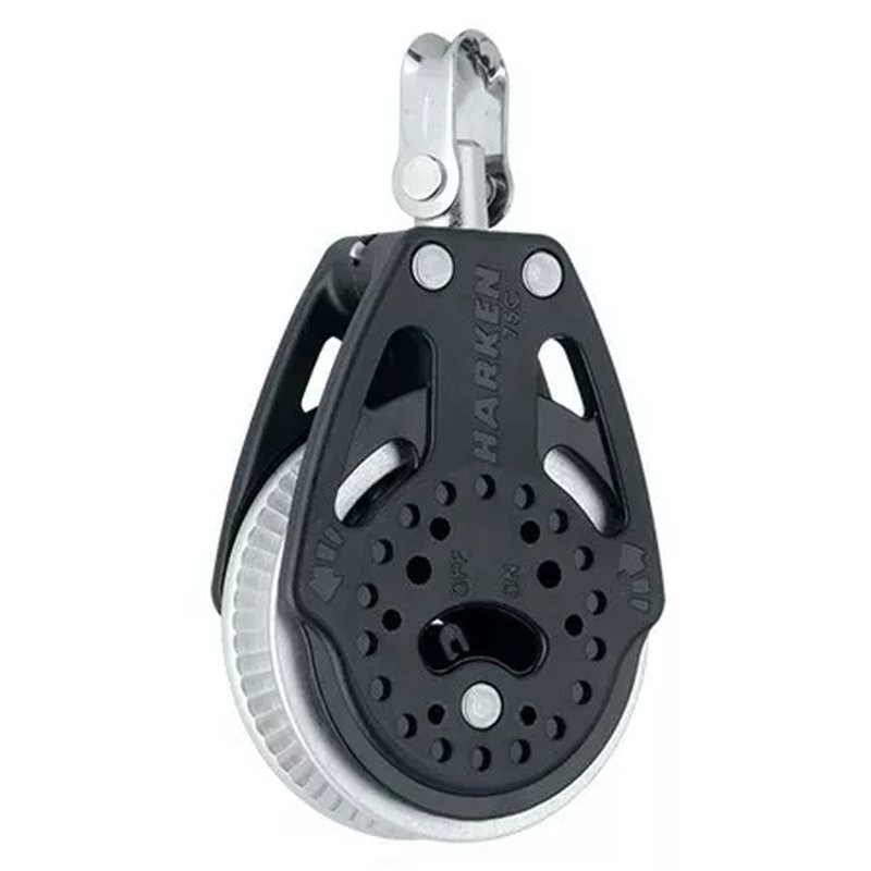 75mm Carbo Ratchet Block - 2X Grip 75mm カーボ ラチェット ブロック 2Xグリップ 2176 ボート ディンギー クルーザー 小型船舶 ハーケン HARKEN 代引不可