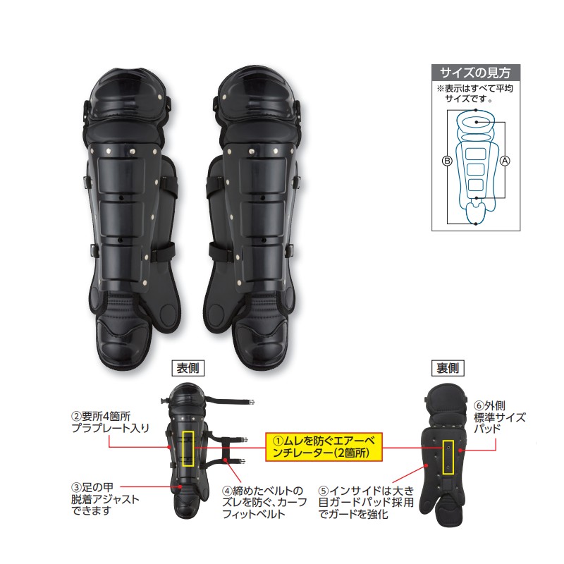 ユニックス 野球その他 球審用レガース BX83-70 お得