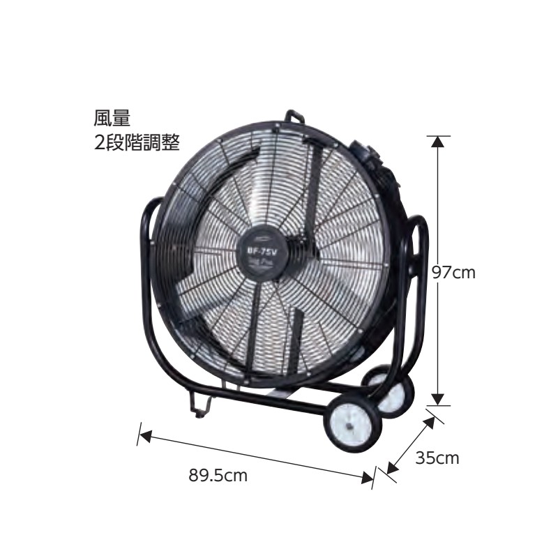 受注生産 ビッグファン 60J EKA960 イベント 運動会 ファン 熱中症対策 感染症対策 体育館 屋内 サーマルプロテクター EVERNEW  エバニュー Sス
