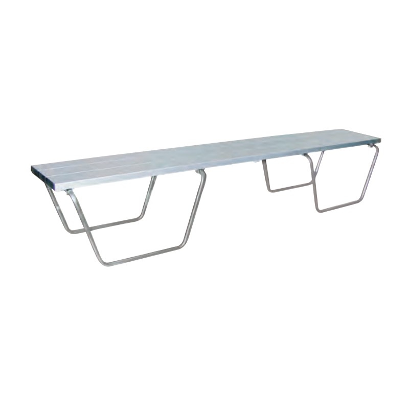 楽天市場】ベンチ アルミ-2L 背付 EKA526 180×52×74cm イベント 運動会